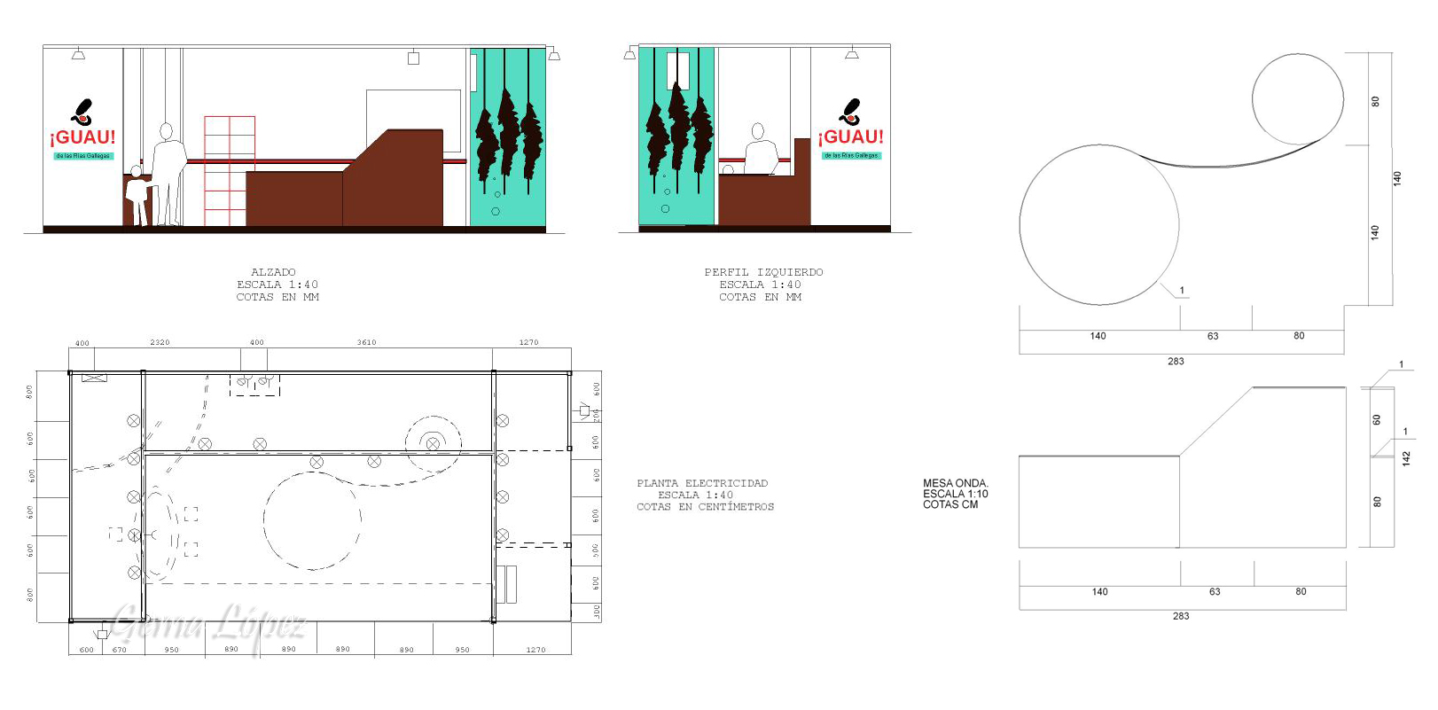 Proyecto de diseño ambiental para la marca ¡GUAU!