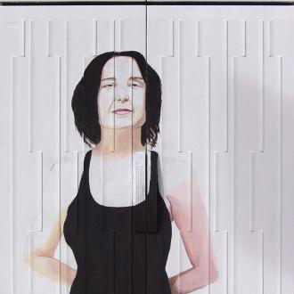 Mural retrato Ana DMatos